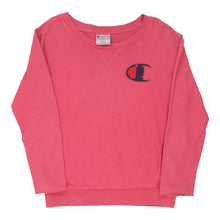  Vintage Champion Sweatshirt - Medium Pink Cotton sweatshirt Champion   