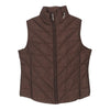 Vintage Now Basic Gilet - Small Brown Polyester gilet Now Basic   