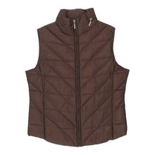  Vintage Now Basic Gilet - Small Brown Polyester gilet Now Basic   