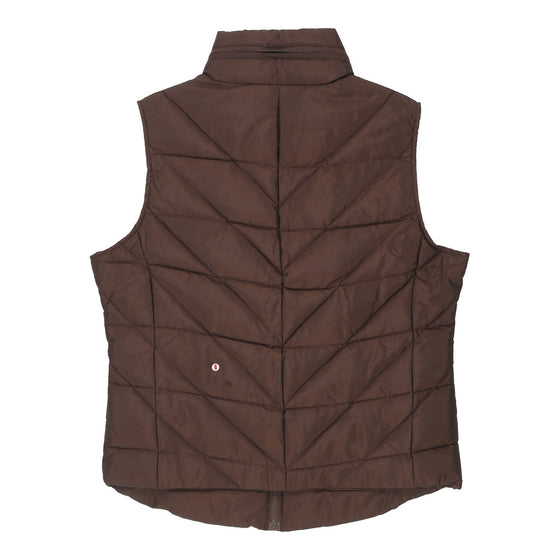 Vintage Now Basic Gilet - Small Brown Polyester gilet Now Basic   