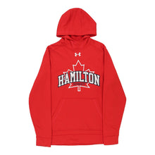  Hamilton Huskies Under Armour College Hoodie - Small Red Cotton hoodie Under Armour   