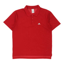  Vintage Adidas Polo Shirt - Medium Red Polyester polo shirt Adidas   