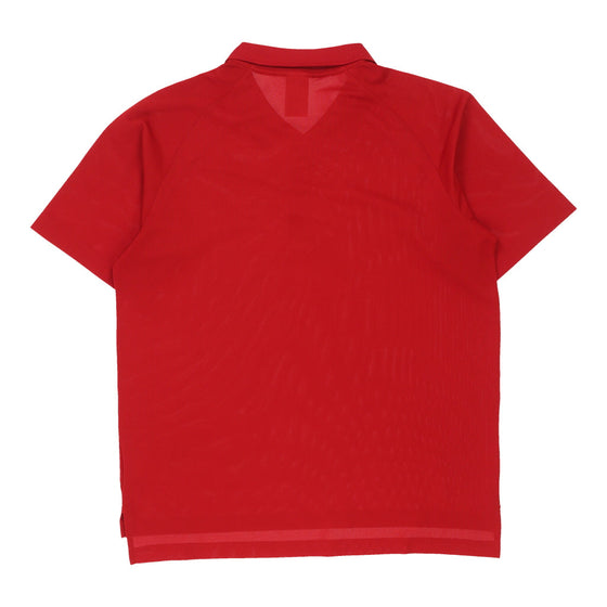 Vintage Adidas Polo Shirt - Medium Red Polyester polo shirt Adidas   