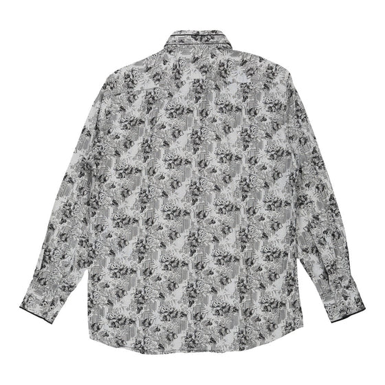 Studio 69 Patterned Shirt - Medium Grey Cotton patterned shirt Studio 69   