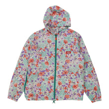 Cacao Floral Windbreaker - Large Blue Polyester windbreaker Cacao   