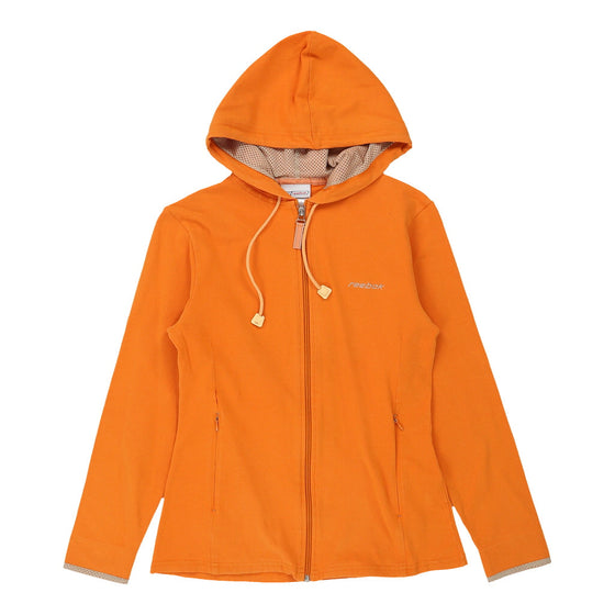 Reebok Hoodie - Medium Orange Cotton Blend hoodie Reebok   