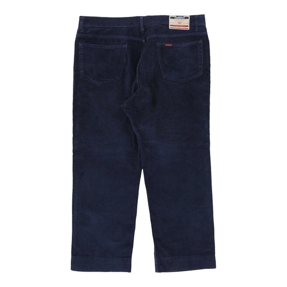 Vintage Carrera Cord Trousers - 40W 27L Navy Cotton cord trousers Carrera   