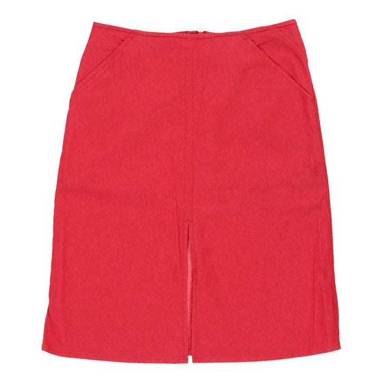 Vintage Armani Skirt - 26W 21L Red Cotton skirt Armani   