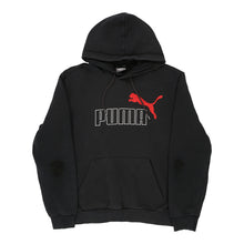  Puma Spellout Hoodie - Small Black Cotton hoodie Puma   