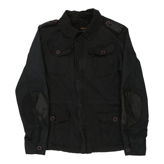 Diesel Jacket - Large Black Polyester jacket Diesel   