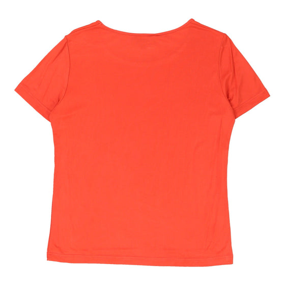 Vintage Les Copains T-Shirt - Large Orange Polyester t-shirt Les Copains   