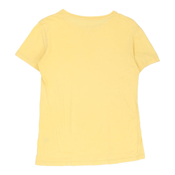 Vintage Napapijri T-Shirt - Small Yellow Cotton t-shirt Napapijri   