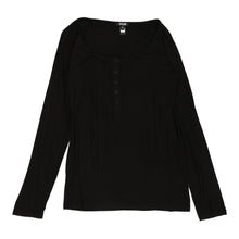  Vintage Just Cavalli Long Sleeve Top - Large Black Cotton long sleeve top Just Cavalli   