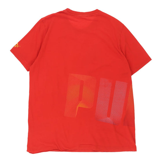 Vintage Puma T-Shirt - Large Red Cotton t-shirt Puma   