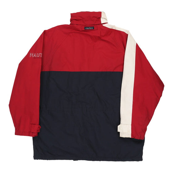 Vintage Nautica Coat - 2XL Red & Blue Polyester coat Nautica   