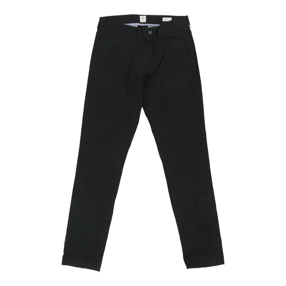 Vintage Gap Trousers - 32W UK 12 Black Cotton trousers Gap   