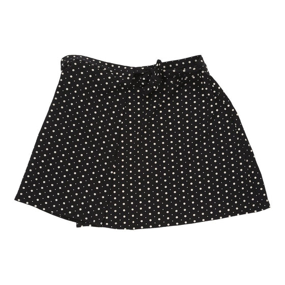 Vintage Unbranded Skirt - XS UK 6 Black Cotton skirt Unbranded   