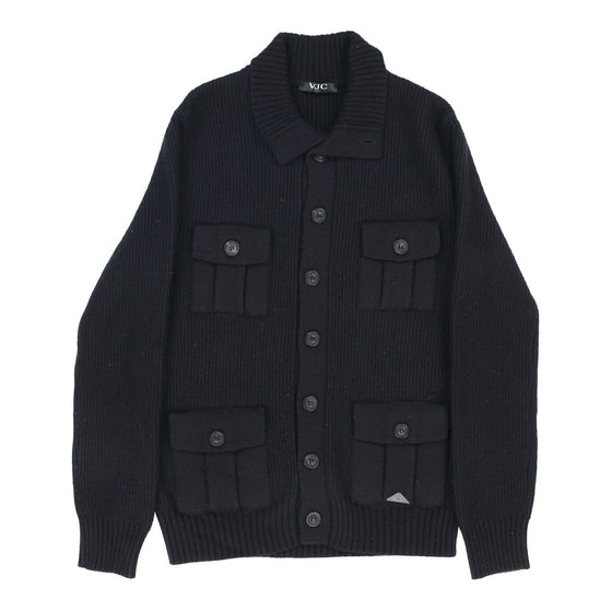 Vintage Versace Jacket - Large Black Wool jacket Versace   