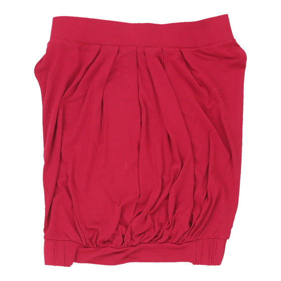 Vintage Tezenis Strapless Top - Small Red Cotton strapless top Tezenis   