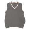 Vintage Unbranded Sweater Vest - 3XL Grey Cotton sweater vest Unbranded   