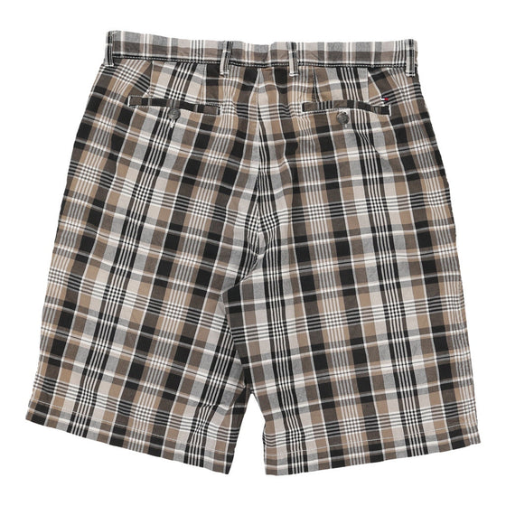 Tommy Hilfiger Checked Shorts - 37W 11L Brown Cotton shorts Tommy Hilfiger   