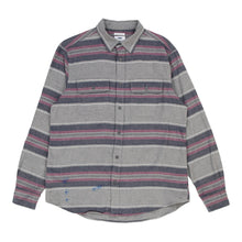  Vintage Old Navy Flannel Shirt - Medium Grey Cotton flannel shirt Old Navy   