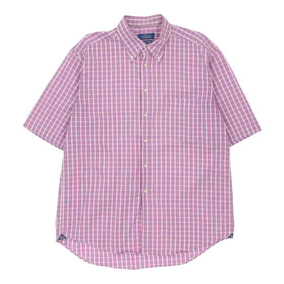 Vintage Best Company Short Sleeve Shirt - 2XL Purple Cotton short sleeve shirt Best Company   