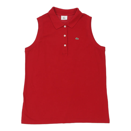 Vintage Lacoste Polo Top - Large Red Cotton polo top Lacoste   