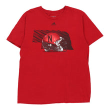  Baseball Adidas T-Shirt - Large Red Cotton t-shirt Adidas   