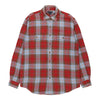 Vintage Lands End Flannel Shirt - Large Red Cotton flannel shirt Lands End   