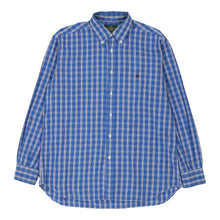  Brooksfield Checked Check Shirt - XL Blue Cotton check shirt Brooksfield   