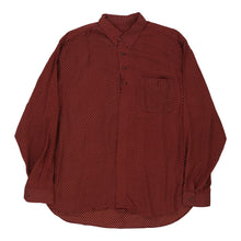  Casucci Polka Dot Shirt - Large Red Cotton Blend shirt Casucci   