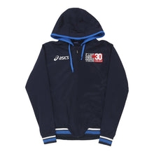  Vintage Firenze Marathon 2013 Asics Hoodie - XS Navy Polyester hoodie Asics   