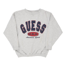  Guess Spellout Sweatshirt - XL Grey Cotton Blend sweatshirt Guess   