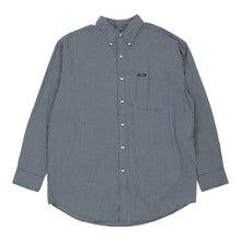 Chaps Ralph Lauren Checked Check Shirt - Large Blue Cotton Blend check shirt Chaps Ralph Lauren   