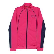  Asics Track Jacket - Medium Pink Polyester track jacket Asics   