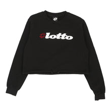  Lotto Spellout Sweatshirt - Medium Black Cotton sweatshirt Lotto   
