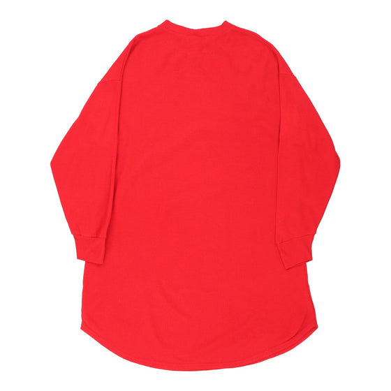 Mickey Mouse Mickey Unlimited Midi Sweatshirt Dress - Medium Red Acrylic sweatshirt dress Mickey Unlimited   