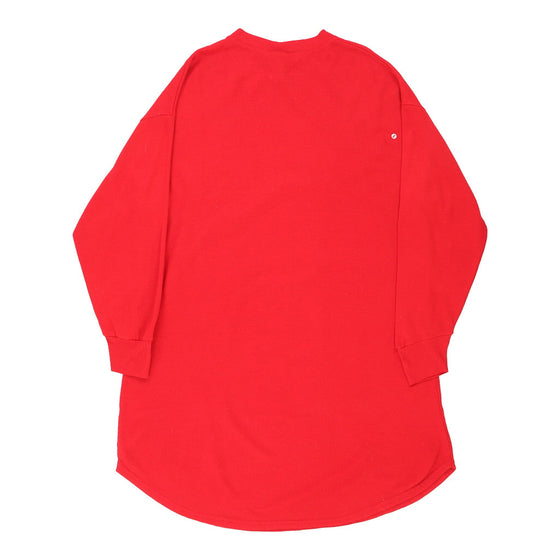 Mickey Mouse Mickey Unlimited Midi Sweatshirt Dress - Medium Red Acrylic sweatshirt dress Mickey Unlimited   