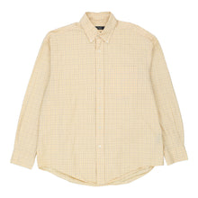  Nautica Check Shirt - Large Yellow Cotton check shirt Nautica   