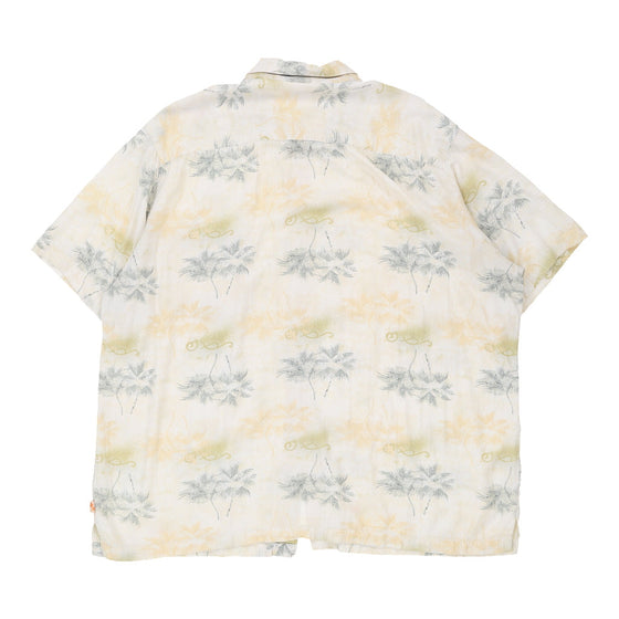 SIDEOUT Mens Hawaiian Shirt - XL Rayon White hawaiian shirt Sideout   