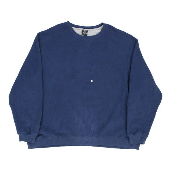 Vintage Starter Sweatshirt - 2XL Blue Cotton sweatshirt Starter   