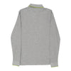 Kappa Long Sleeve Polo Shirt - Large Grey Cotton long sleeve polo shirt Kappa   