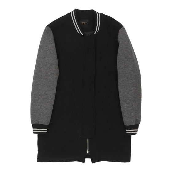 Pre-Loved Unbranded Varsity Jacket - Small Black Polyester varsity jacket Unbranded   