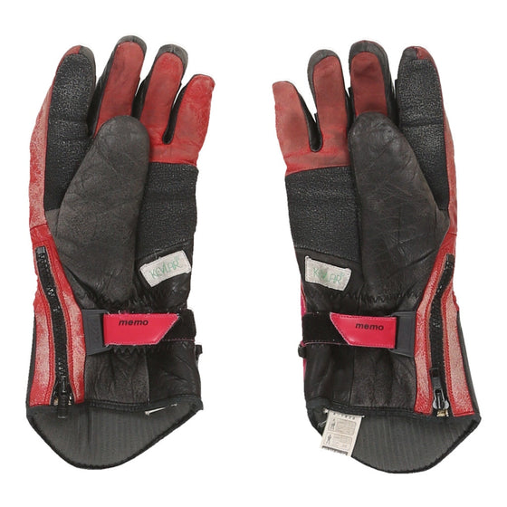 Vintage  Salomon Gloves - Large Red Leather gloves Salomon   