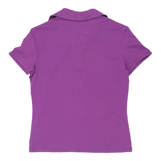 Vintage Lotto Polo Shirt - Large Purple Cotton polo shirt Lotto   