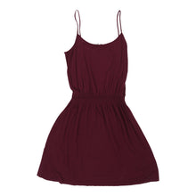  Vintage H&M A-Line Dress - XS Burgundy Cotton a-line dress H&M   