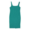 Vintage Pimkie Shift Dress - Large Green Cotton shift dress Pimkie   