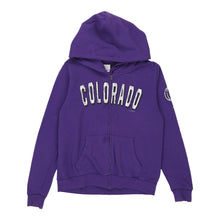  Vintage Unbranded Hoodie - Large Purple Cotton hoodie Unbranded   