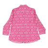 Vintage Unbranded Patterned Shirt - Small Pink Linen patterned shirt Unbranded   